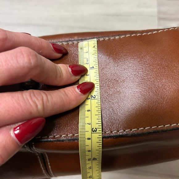 Patricia Nash Handbag Poppy Heritage vintage Brown leather Shoulder 2 Strap Tote - Picture 16 of 16